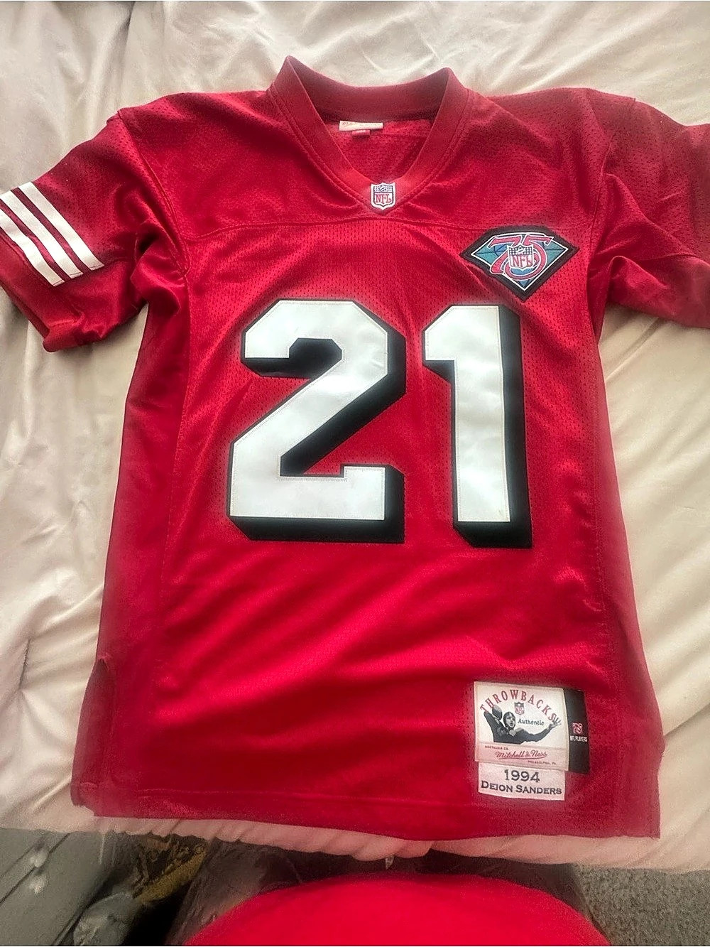Mitchell & Ness San Francisco 49ers 1994 Deion Sanders Authentic Jersey Medium
